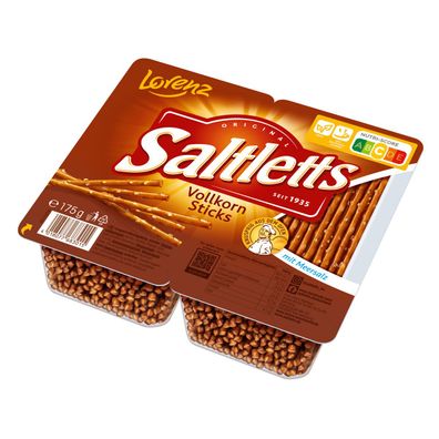 Lorenz Saltletts Sticks Vollkorn 2 Frischepacks mit Salzstangen 175g