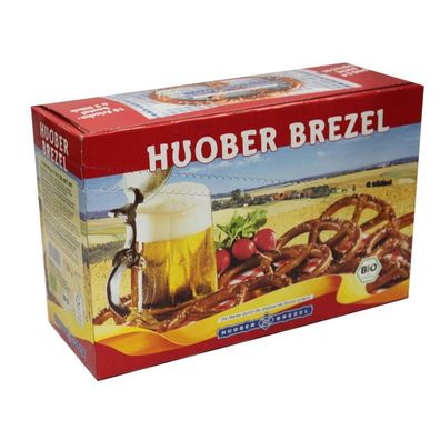 Huober Bio Grosse Knusper Brezel Original Geschmack 10 x 2 Stück 400g