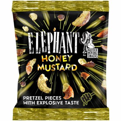 Alka Elephant Honey Mustard Laugengebäck Stückchen süss scharf 125g