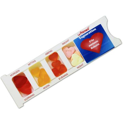 Tablettenbox Für meinen Schatz mit Fruchtgummi Scherzartikel 25g