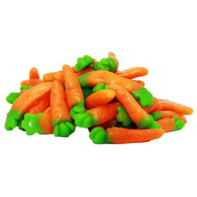 Fruchtgummi süße Karotten Möhrchen Rübli mit Orange Geschmack 175g