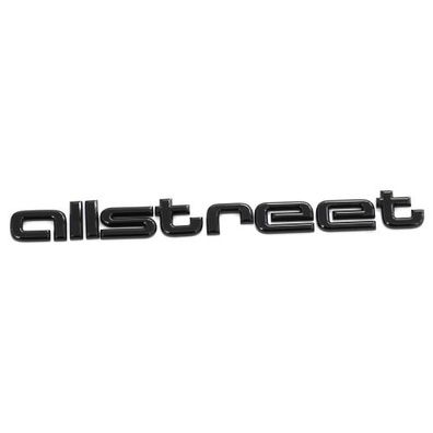Original Audi allstreet Schriftzug schwarz Logo Aufkleber Emblem 8Y4853687AT94