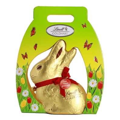 Lindt XXL Goldhasen Hohlfigur aus Alpenvollmilch Schokolade 500g