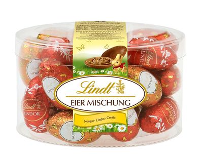 Lindt Eier Mischung Ostereier aus Alpenvollmilch 3fach sortiert 450g