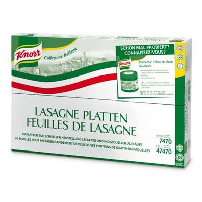 Knorr Collezione Lasagne Teigplatten aus Hartweizengriess 10000g