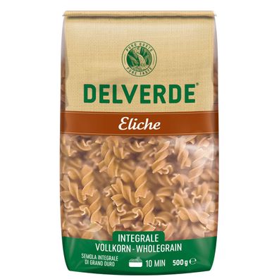 Delverde Vollkorn Eliche Integrale Vollkorn Nudeln 500g 6er Pack