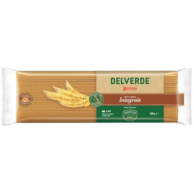 Delverde Vollkorn Spaghettini Integrale Vollkorn Nudeln 500g 6er Pack