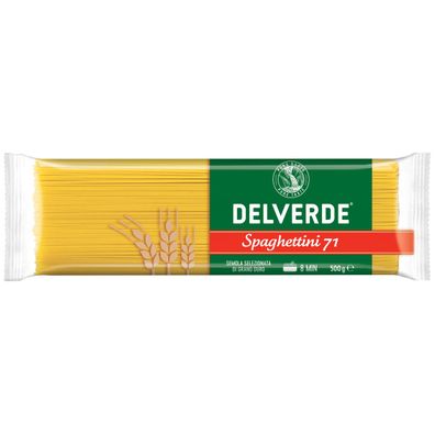 Delverde Spaghettini 71 Pasta Nudeln aus Hartweizengrieß 500g