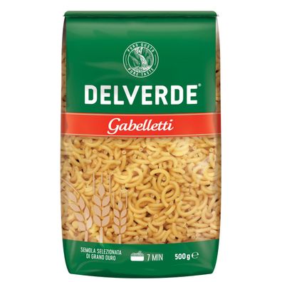 Delverde Gabelletti Nudeln aus Hartweizen italienische Pasta 500g