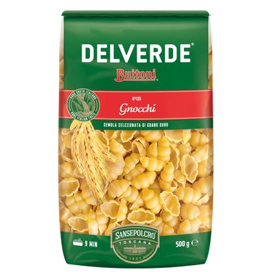 Delverde Gnocchi Semola Selezionata di Grano Duro Classic Pasta 500g