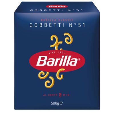 Barilla Gobbetti Nr 051 Pasta aus Hartweizengriess Hörnchen 500g