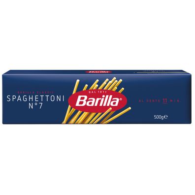 Barilla Spaghettoni Nummer 7 Pasta aus Hartweizengriess 500g