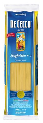De Cecco Spaghettini Nummer 11 Nudeln aus Hartweizengriess 500g