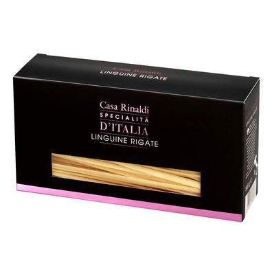 Casa Rinaldi Feinschmecker Pasta Penne Rigate in der Packung 500g