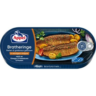 Appel Bratheringsfilets gebraten in würzigem Aufguss 325g 20er Pack