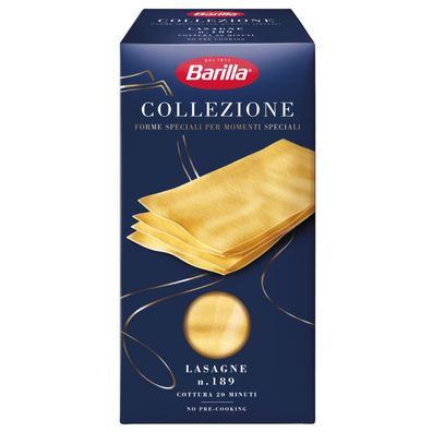 Barilla Lasagne La Collezione Pasta aus Hartweizengrieß 500g