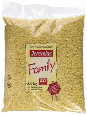 Jeremias Nudelreis Classic Family Nudeln mit frischen Eiern 2500g