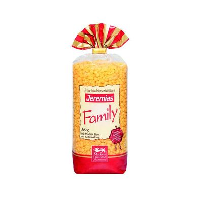 Jeremias Suppen Muscheln Family Nudeln mit Frischei 500g 4er Pack