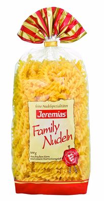 Jeremias Band gedreht Classic Frischei Family Nudeln 500g 4er Pack