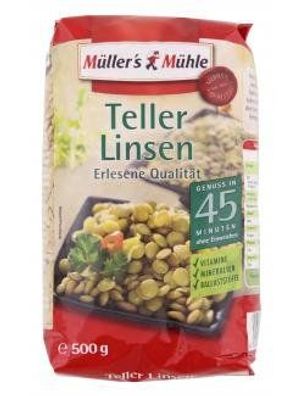 Müller's Mühle Teller-Linsen, 500 g