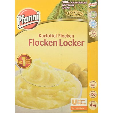 Pfanni Kartoffel Flocken Flocken Locker für Kartoffelpüree 4000g