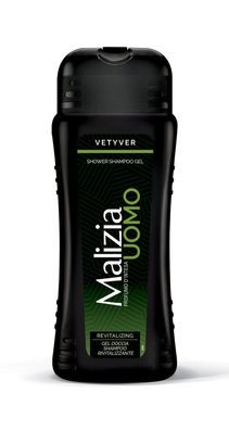 Malizia Uomo Vetyver Shower Shampoo Gel 500ml