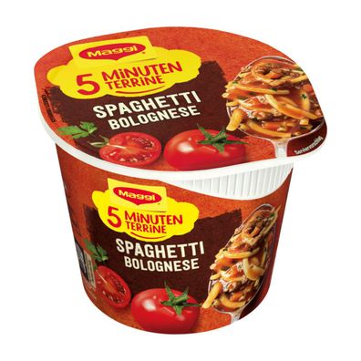 Maggi 5 Minuten Terrine Spaghetti Bolognese Fertigpackung 62g