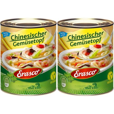 Erasco Chinesischer Gemüsetopf mit viel leckerem Gemüse 800g 2er Pack