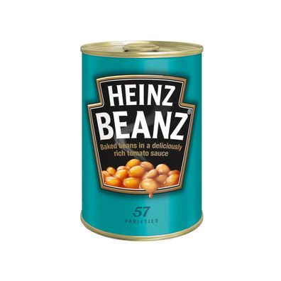 Heinz Beanz Gebackene weiße Bohnen in Tomatensauce 415g 6er Pack