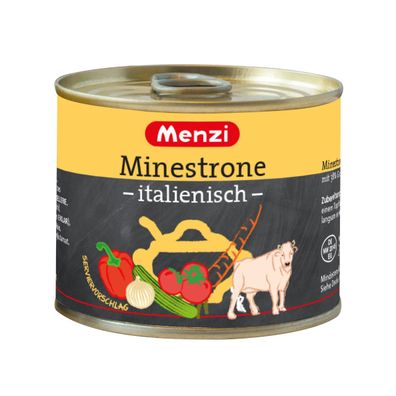 Menzi Minestrone italienisch würzig mit mediterranem Gemüse 200ml
