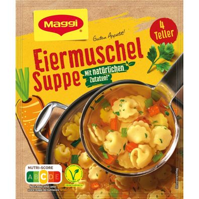 Maggi Guten Appetit Eiermuschel Suppe mit natürlichen Zutaten 63g