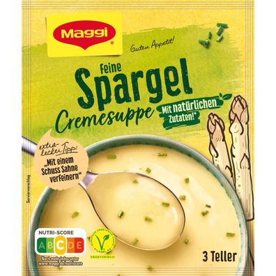 Maggi Guten Appetit Spargel Cremesuppe mit natürlichen Zutaten 60g
