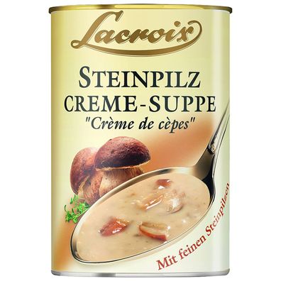 Lacroix Steinpilz Creme Suppe aromatisch lecker cremig 400ml