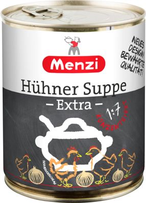 Menzi Hühnersuppe extra konzentriert kräftig im Geschmack 800ml