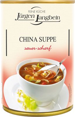 Chinesische Suppe Sauer-Scharf