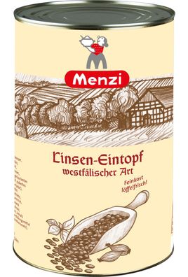 Menzi Linsen Eintopf westfälische Art Feinkost löffelfrisch 4200g