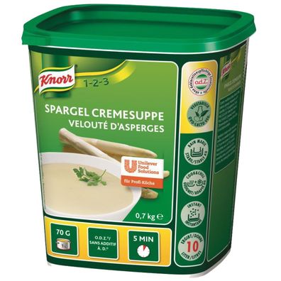 Knorr Spargel Cremesuppe natürlicher Geschmack Großpackung Gastro 700g