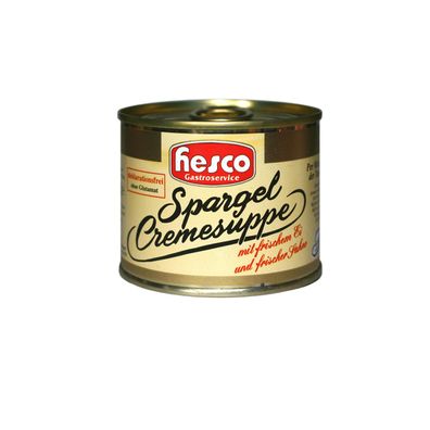 Hesco Spargelcremesuppe mit Ei und frischer Sahne 5 Dosen 1060ml