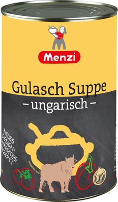 Menzi ung. Gulasch-Suppe tafelfertig