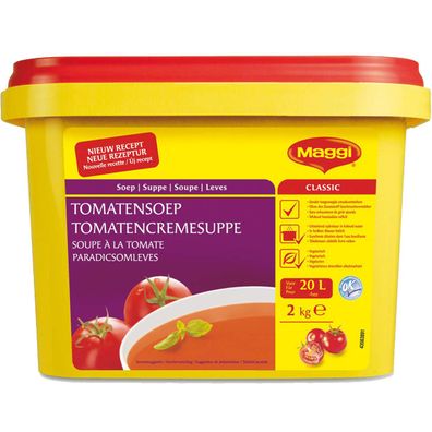 Maggi Classic Tomaten Creme Suppe Großpackung für Gastro 2000g