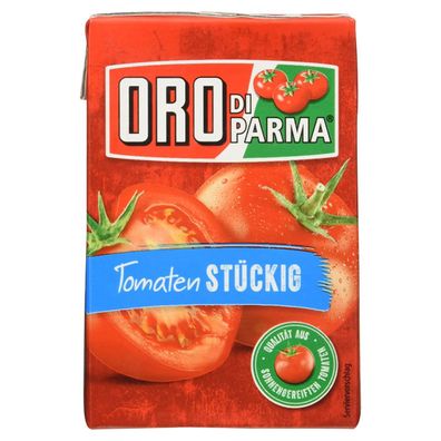 Hengstenberg Oro di Parma Tomaten stückig und geschält Combibloc 400g