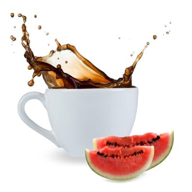 Kaffee mit Wassermelone Geschmack