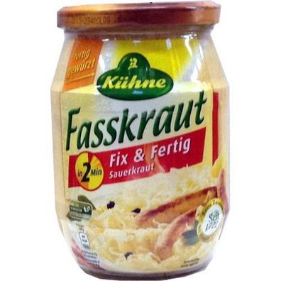 Kühne - Fasskraut Fix & Fertig in 2 Min. Sauerkraut