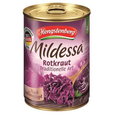 Hengstenberg Mildessa Rotkraut Traditionelle Art in der Dose 580ml