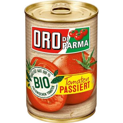 Hengstenberg Bio Oro di Parma Passierte Tomaten in der Dose 400g