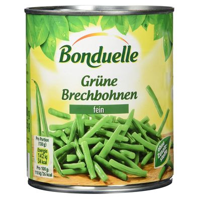 Bonduelle Grüne Brechbohnen fein, 800 g