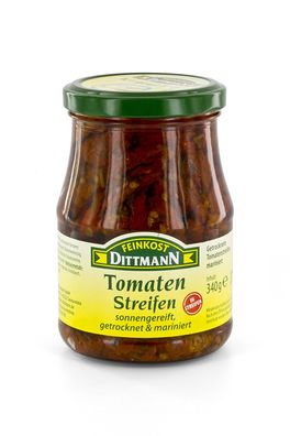 Feinkost Dittmann Tomatenstreifen getrocknet und mariniert, 340 g