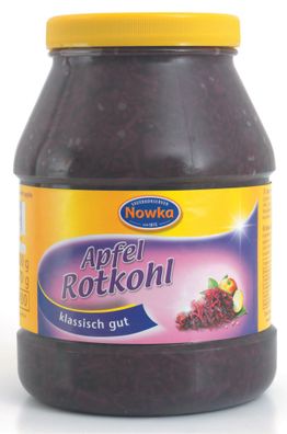 Nowka Apfel Rotkohl klassisch gut und menüfertig 2400ml