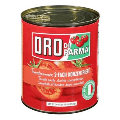 Oro di Parma Tomatenmark zweifach konzentriert in der Dose 850g