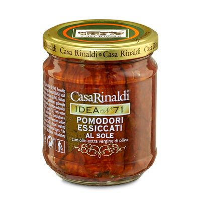 Casa Rinaldi Tomaten getrocknet in gwürztem Öl - im Glas 200g